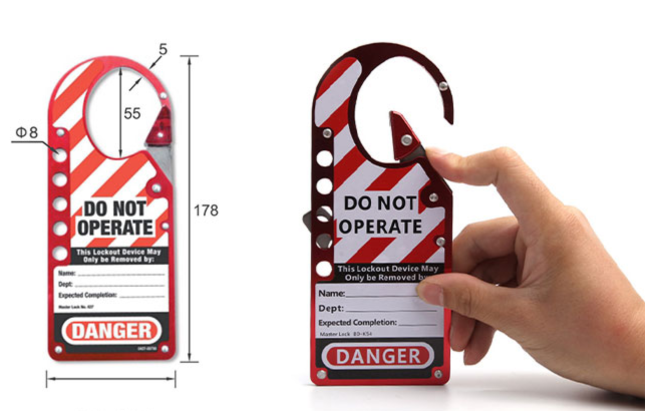 Multiple Worker Aluminum Lockout Hasp