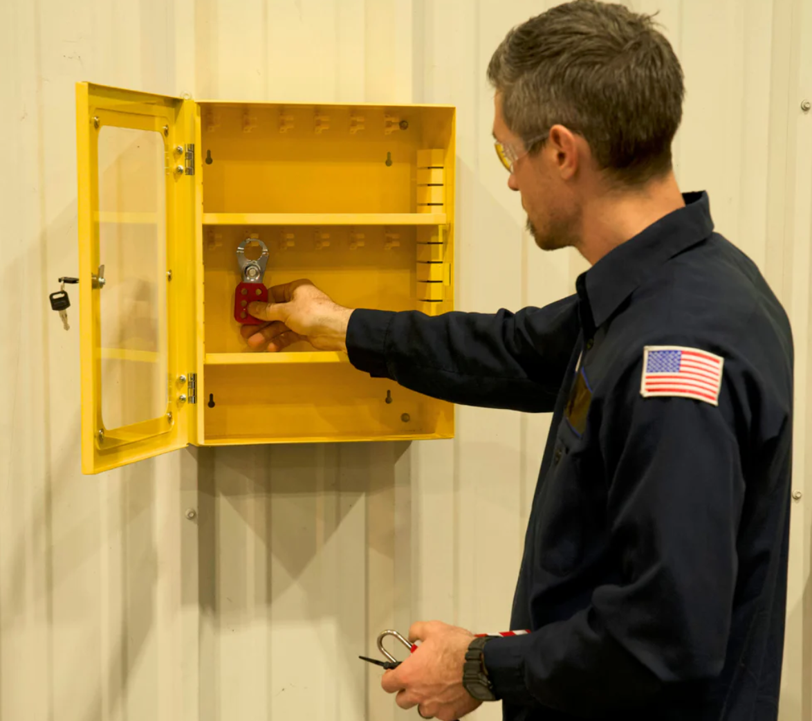 lockout station requirements OSHA