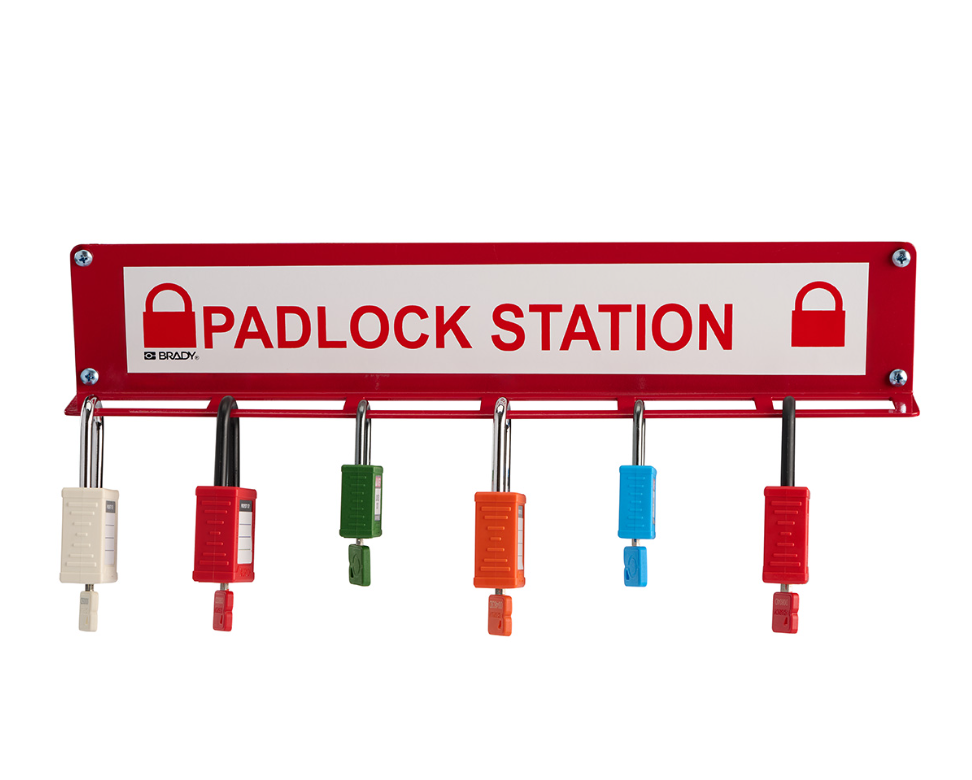 wall mount lockout station