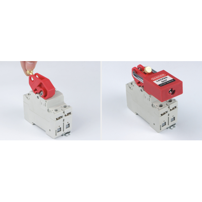 Miniature Circuit Breaker Lockout with fixed handle| Professional MCB Lockout Factory| Lita Lock OEM Manufacturing
