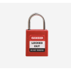 25mm Stainless Steel Shackle Red Color Safety Padlock| Safety Lockout Padlock Wholesale|Lita Lock Manufacturing