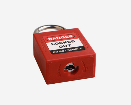 25mm Stainless Steel Shackle Red Color Safety Padlock| Safety Lockout Padlock Wholesale|Lita Lock Manufacturing