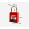 25mm Stainless Steel Shackle Red Color Safety Padlock| Safety Lockout Padlock Wholesale|Lita Lock Manufacturing