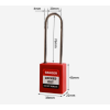 76mm  Stainless Steel Shackle Safety Padlock| Safety Lockout Locks Supplier| Lita Lock Manufacturing