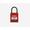 25mm Thin shape Safety Padlock | Nylon Shackle Safety Padlocks Wholesale | China lockout safety supplier