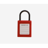 25mm Thin shape Safety Padlock | Nylon Shackle Safety Padlocks Wholesale | China lockout safety supplier