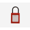 25mm Thin shape Safety Padlock | Nylon Shackle Safety Padlocks Wholesale | China lockout safety supplier