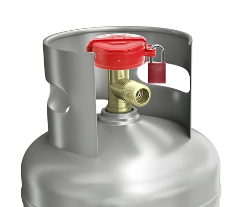 gas cylinder lockout device OSHA compliance