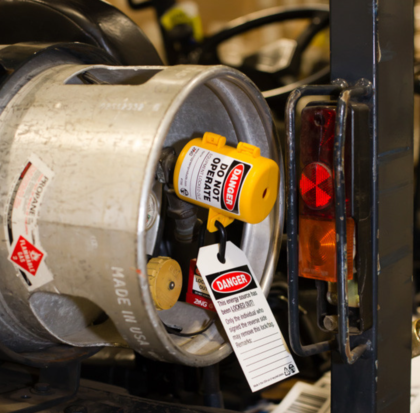 cylinder lockout device