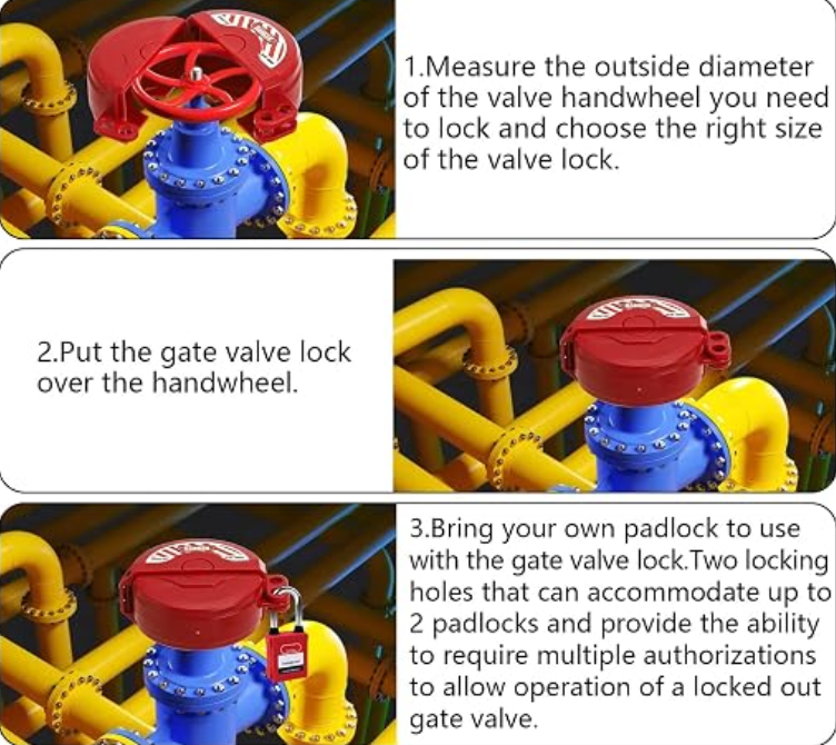 Gas cylinder valve lockout