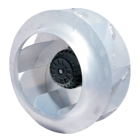 تستخدم في مكثف منخفض الضوضاء عالية تدفق الهواء إلى الوراء مراوح الطرد المركزي Φ500 تخصيص
