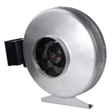 Используется в зданиях и конденсаторах с низким уровнем шума и высоким расходом воздуха, канальный вентилятор переменного тока Φ150