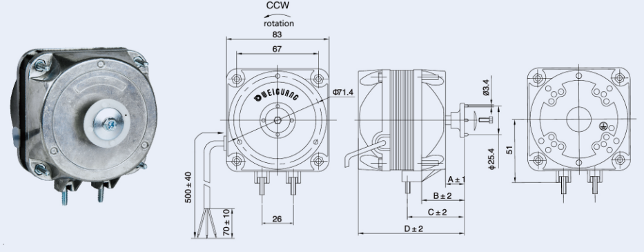 Shade Pole motor