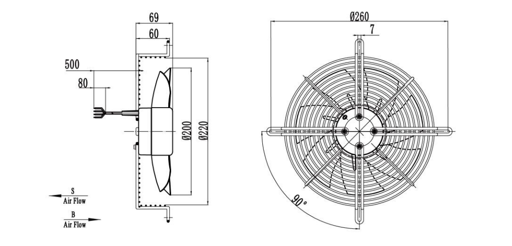 axial fan factory