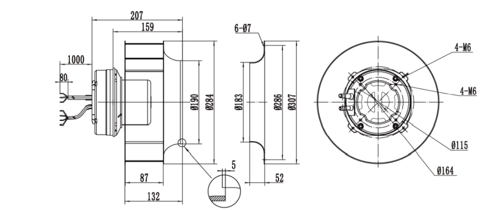 centrifugal fan drawing