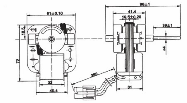 shade pole motors for freeze