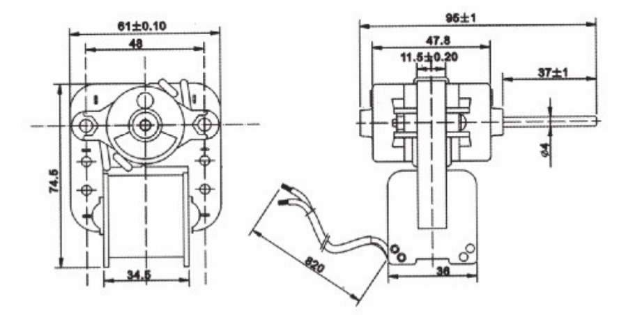 shade pole motors for freeze