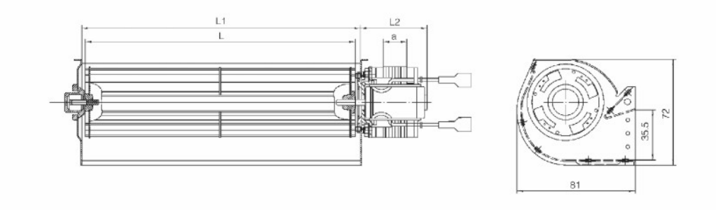 backward centrifugal fan