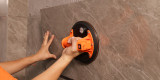 TILER Pro Vacuum Suction Cup 8128F-3 with Pressure Gauge | Suitable for Both Smooth and Rough Surface