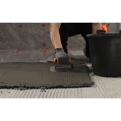 Stainless Steel Sharp Tooth Notched Trowel 8203E-7-V | Precise and Even Application