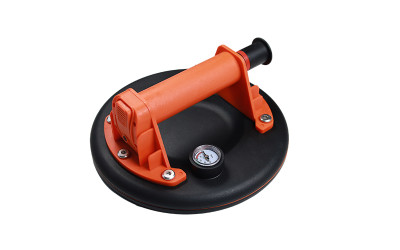 Vacuum Suction Cup 8128F-AW with Pressure Gauge | Suitable for Both Smooth and Rough Surfaces