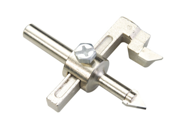 Adjustable Circle Tile Borer Chrome/Zinc plated finish,Assist drill from 23-94mm Factory Wholesale for B2B Customers