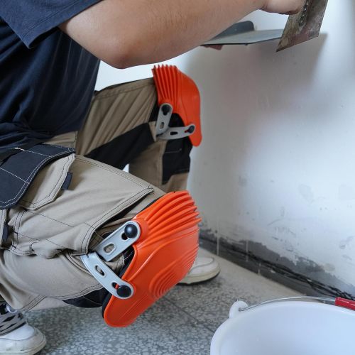 TFX-03 Premium Protective Gear Non-Skid Plastic Knee Pads with Flexible Design for Construction Flooring Roofing Direct Supply