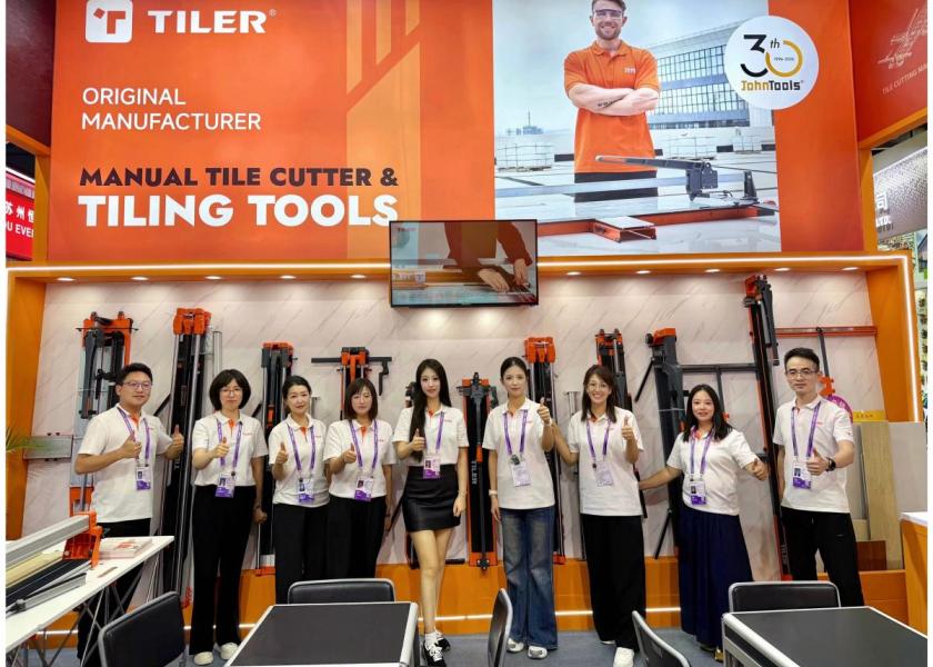 TILER at the 140th Canton Fair: Complete Tile Installation Solution & 30 Years of JohnTools