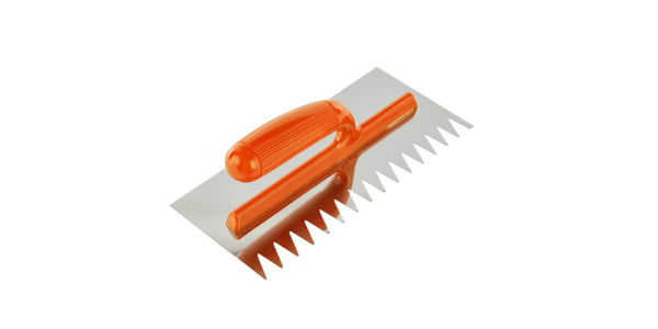Stainless Steel Sharp Tooth Notched Trowel 8203E-7-V | Precise and Even Application