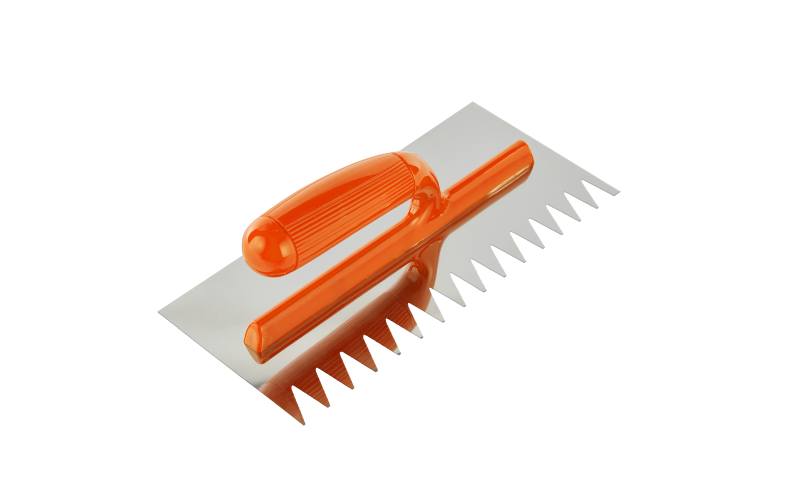 Stainless Steel Sharp Tooth Notched Trowel 8203E-7-V | Precise and Even Application