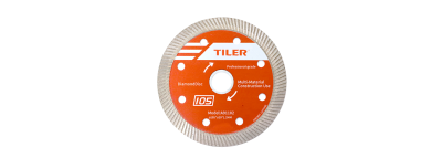 TILER Diamond Disc DE-D105A for Wet/Dry Cutting | Premium Quality Diamond | Versatile for Wet and Dry Cutting