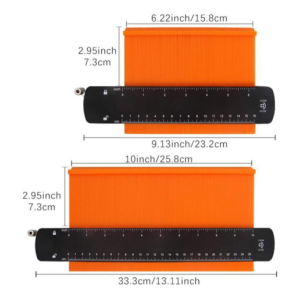 Contour Gauge 8122 with Aluminum Alloy Core | Accurate Profile Measurement | Versatile Tool