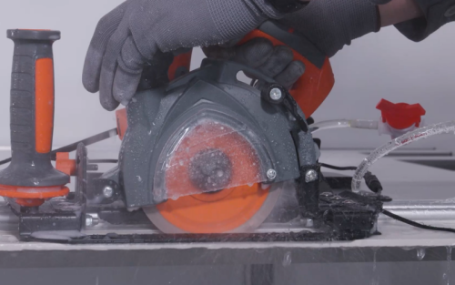 电动瓷砖切割机大理石切割机DE-125M |精准切割|大理石切割的理想选择