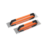 Stainless Steel 12mm Square Tooth Extended 480mm Notched Trowel TDM-A41105 | Efficient and Even Application