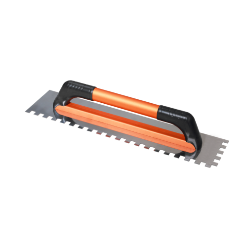 Stainless Steel 12mm Square Tooth Extended 480mm Notched Trowel TDM-A41105 | Efficient and Even Application