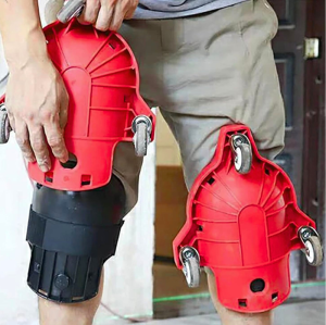 TOO-22 Adult Knee Pads Comfortable Gel Cushions 3 Casters Durable Heavy-Duty Full 360° Turn Capability OEM Customized