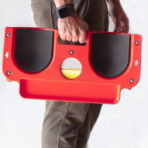 TFO-01 Rolling Knee Creeper/Pads ABS High-Impact Frame with 5 Swivel Castors Tool Tray Holder for Garages Direct Manufacturer