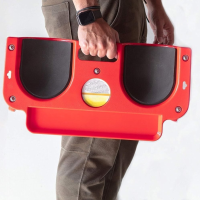 TFO-01 Rolling Knee Creeper/Pads ABS High-Impact Frame with 5 Swivel Castors Tool Tray Holder for Garages Direct Manufacturer
