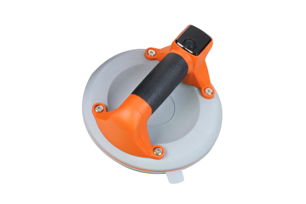 TPZ-K26 Electric Suction Cup with 2000mAh Li-ion Battery | 200kgs Load Capacity | 200mm Diameter | Dual Digital Readout for Pressure & Battery
