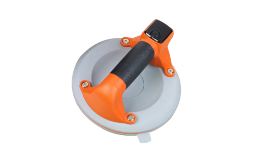 TPZ-K26 Electric Suction Cup with 2000mAh Li-ion Battery | 200kgs Load Capacity | 200mm Diameter | Dual Digital Readout for Pressure & Battery