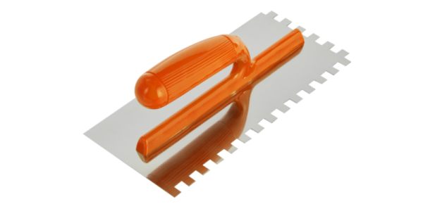 Stainless Steel Square Tooth Notched Trowel 8203E-7-U | Durable and Rust-Resistant