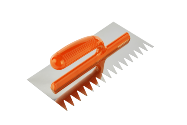 Stainless Steel Sharp Tooth Notched Trowel 8203E-7-V | Precise and Even Application