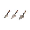 TDZ-01 Professional 3-Piece High-Carbon Steel Bricklaying Trowel Set - 6