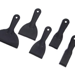 TBX-01 6-Piece Plastic Putty Knife Set - Non-Scratch Scraper Tools for Sensitive Surfaces (1.5