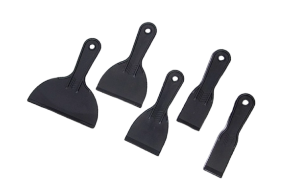 TBX-01 六件套塑料刮刀套装 - 适用于敏感表面的无刮痕刮刀(1.5英寸至6英寸) OEM、ODM、批发选项