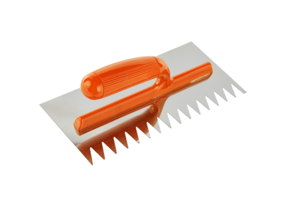 Stainless Steel Sharp Tooth Notched Trowel 8203E-7-V | Precise and Even Application