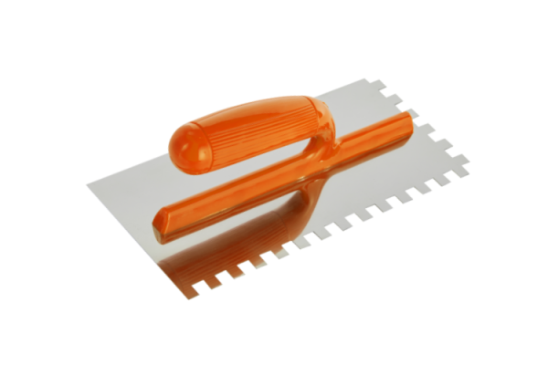 Stainless Steel Square Tooth Notched Trowel 8203E-7-U | Durable and Rust-Resistant