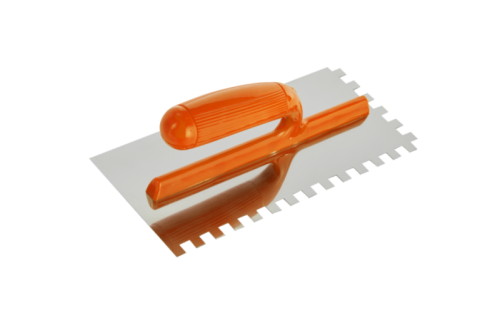 Stainless Steel Square Tooth Notched Trowel 8203E-7-U | Durable and Rust-Resistant