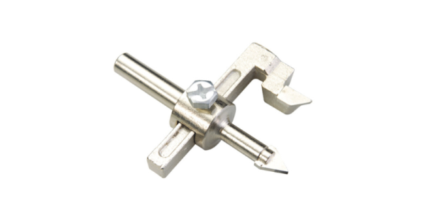 Adjustable Circle Tile Borer Chrome/Zinc plated finish,Assist drill from 23-94mm Factory Wholesale for B2B Customers