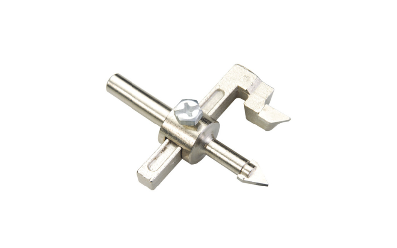 Adjustable Circle Tile Borer Chrome/Zinc plated finish,Assist drill from 23-94mm Factory Wholesale for B2B Customers